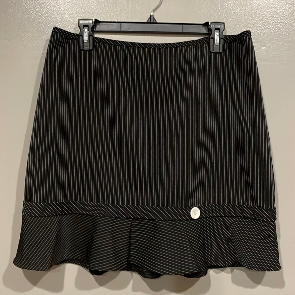Pinstriped skirt